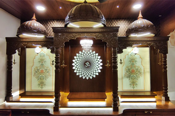 Mandir, Meditation Room & Tulsi Area